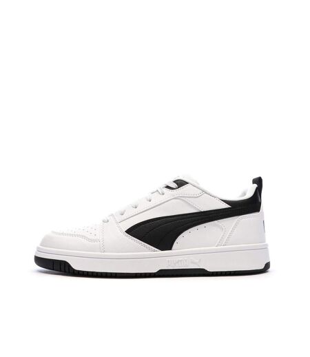 Baskets blanc/noir femme puma rebound v6 low