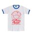 T-shirt Motif Alien De Pizza Planet Motif/style Ringer Adulte Blanc Toy Story-1