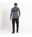 Mens Unite Us Knitted Half Zip Sweatshirt Charcoal Grey Black Dare 2B-1
