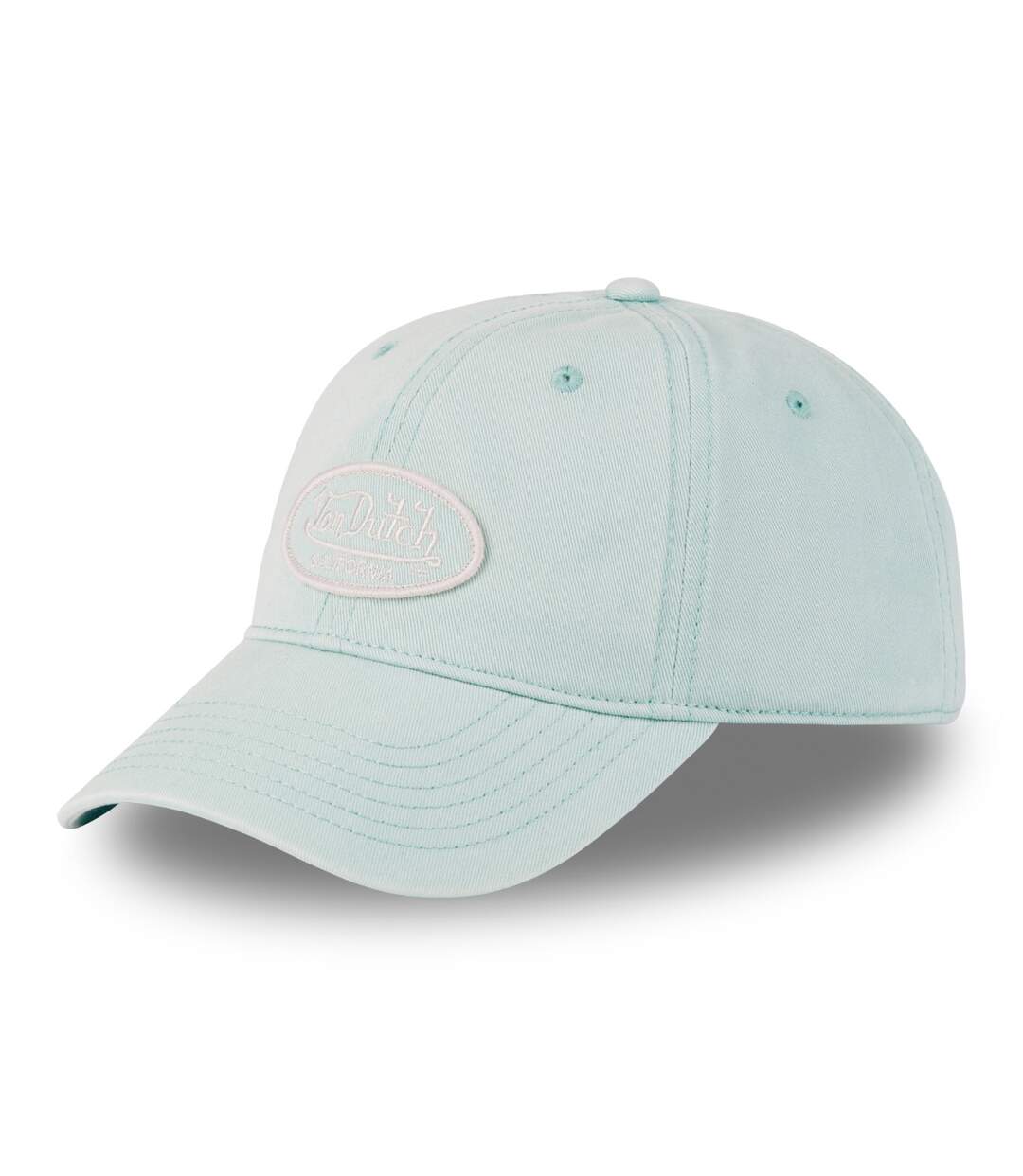 Casquette dad cap en sergé de coton avec patch brodé Log Vondutch-1