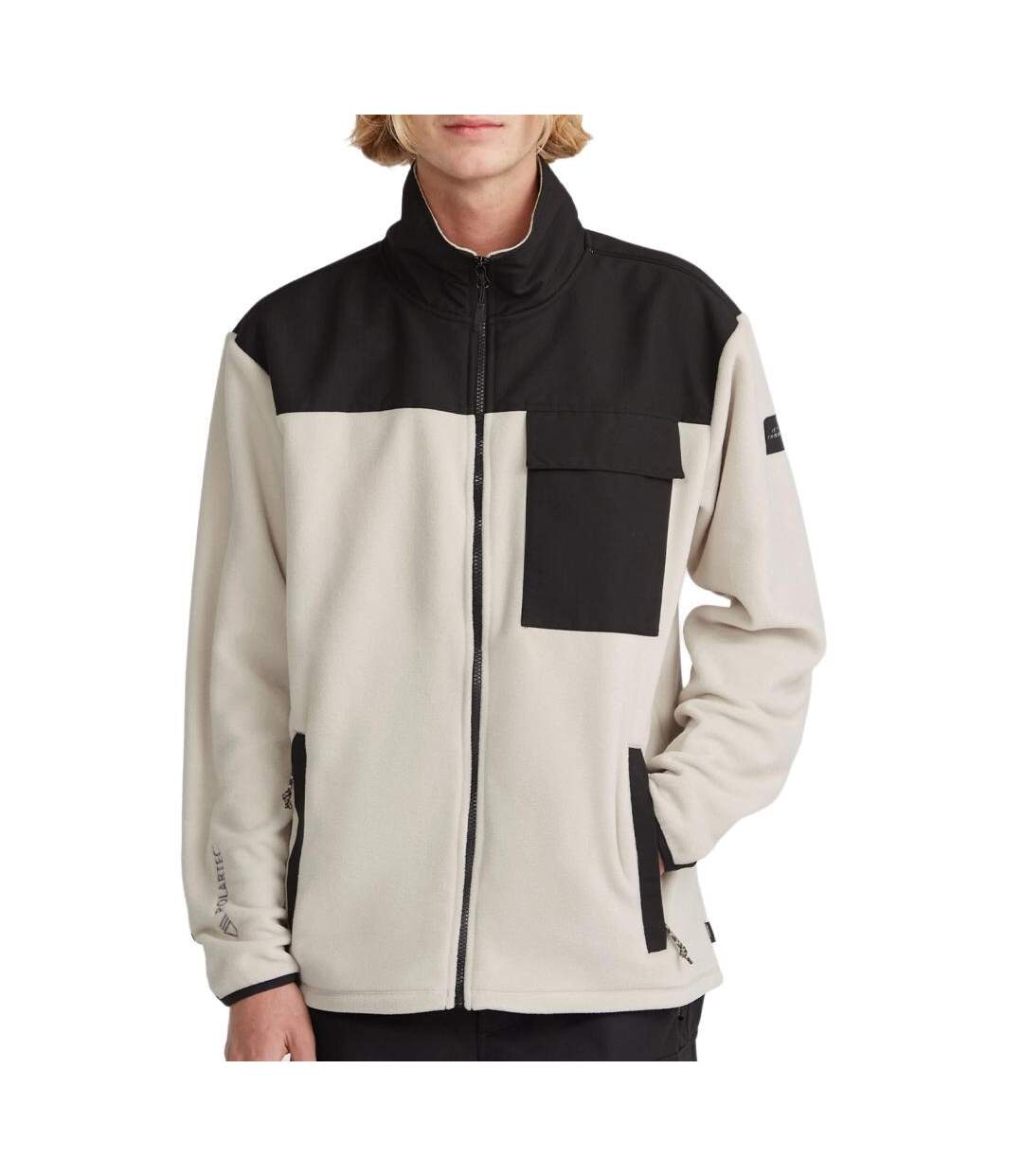 Veste polaire beige homme o'neill utility polartec 200-1