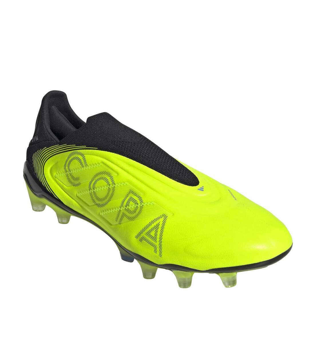 Mens Copa Pure 3 Elite Calf Leather Soft Ground Football Boots Blue Lemon Adidas-1