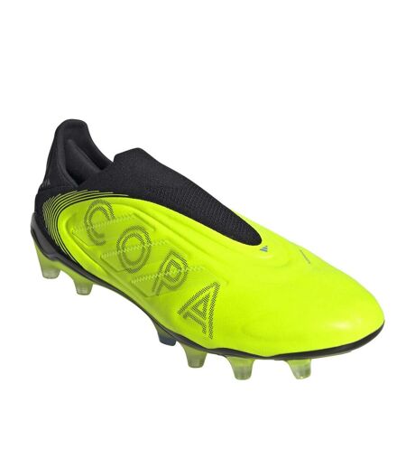 Mens Copa Pure 3 Elite Calf Leather Soft Ground Football Boots Blue Lemon Adidas