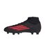 Mens F50 Club Mid Cut Firm Ground Football Boots Black Red Adidas-3