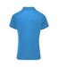 Premier Womens/Ladies Coolchecker Short Sleeve Pique Polo T-Shirt (Sapphire)