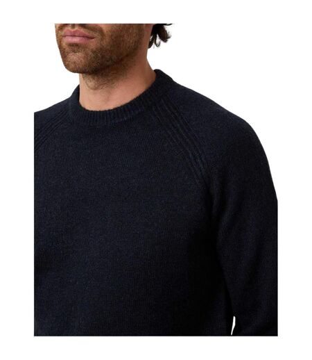 Pull Manches Raglan Homme Bleu Marine Threadbare
