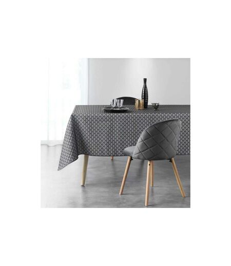 Nappe Imprimée Art Chic 150x240cm Anthracite