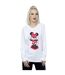 Disney Sweat Womens/Ladies Minnie Mouse Bow Eyes (Blanc) - UTBI28202-2