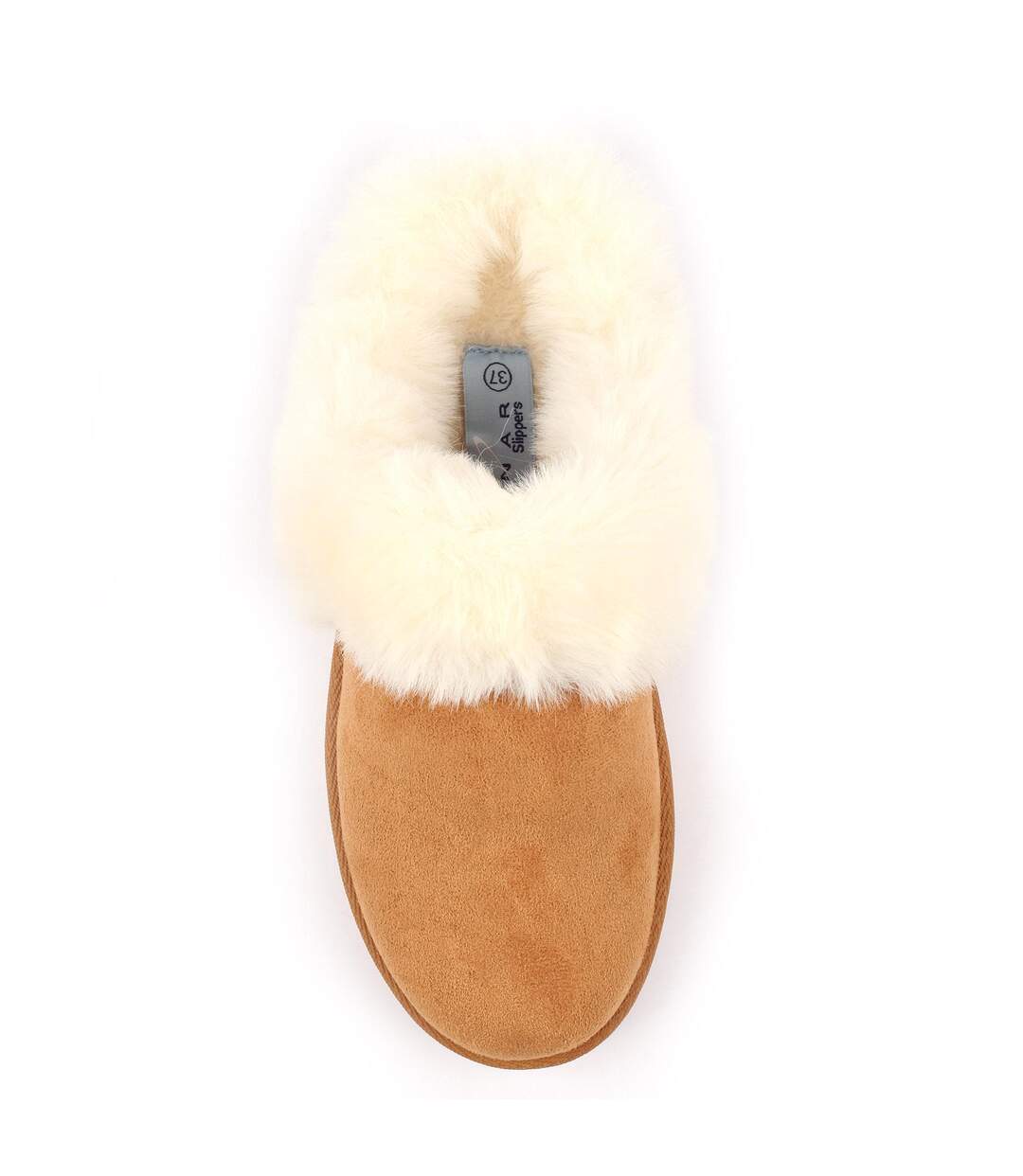 Chaussons Mules Nevis Femme Brun Clair Lunar-4