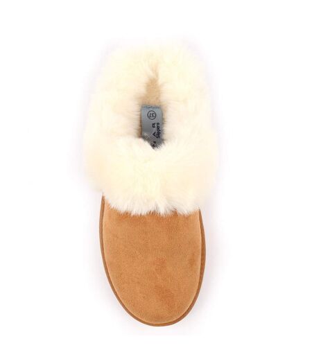 Chaussons Mules Nevis Femme Brun Clair Lunar