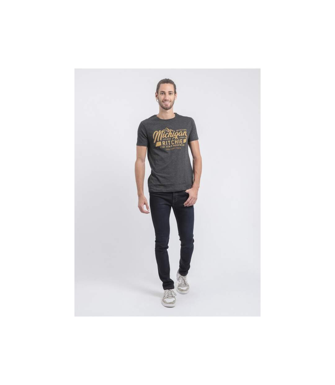 T-shirt col rond pur coton JOULTIX-4