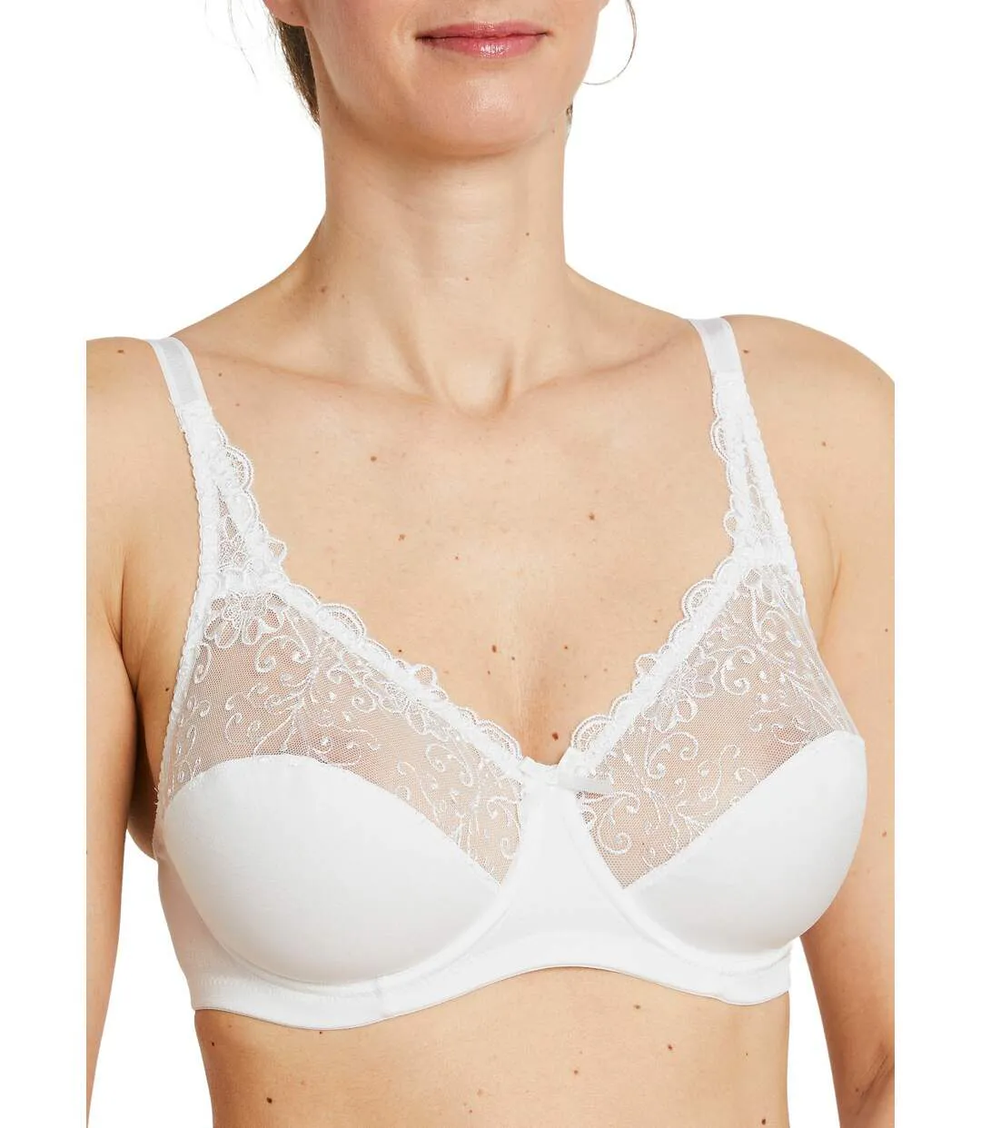 Soutien-gorge avec armatures tulle brodé-4