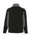 SOLS Mens Nordic Full Zip Contrast Fleece Jacket (Black/Medium Grey) - UTPC409
