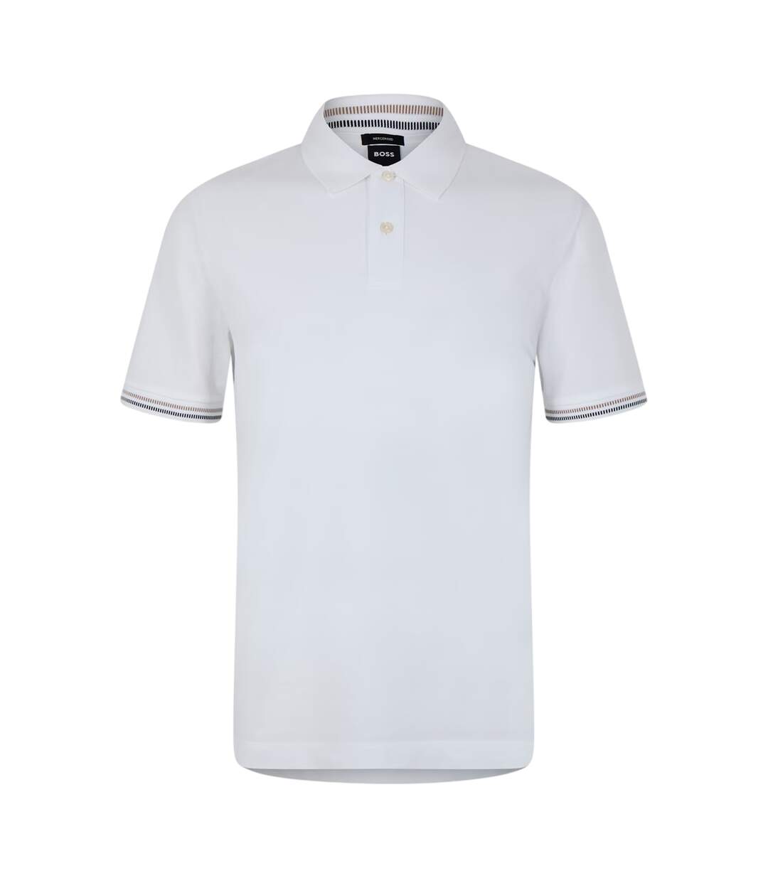 Polo Homme Blanc Boss-1