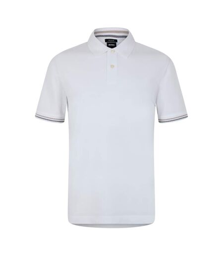 Polo Homme Blanc Boss