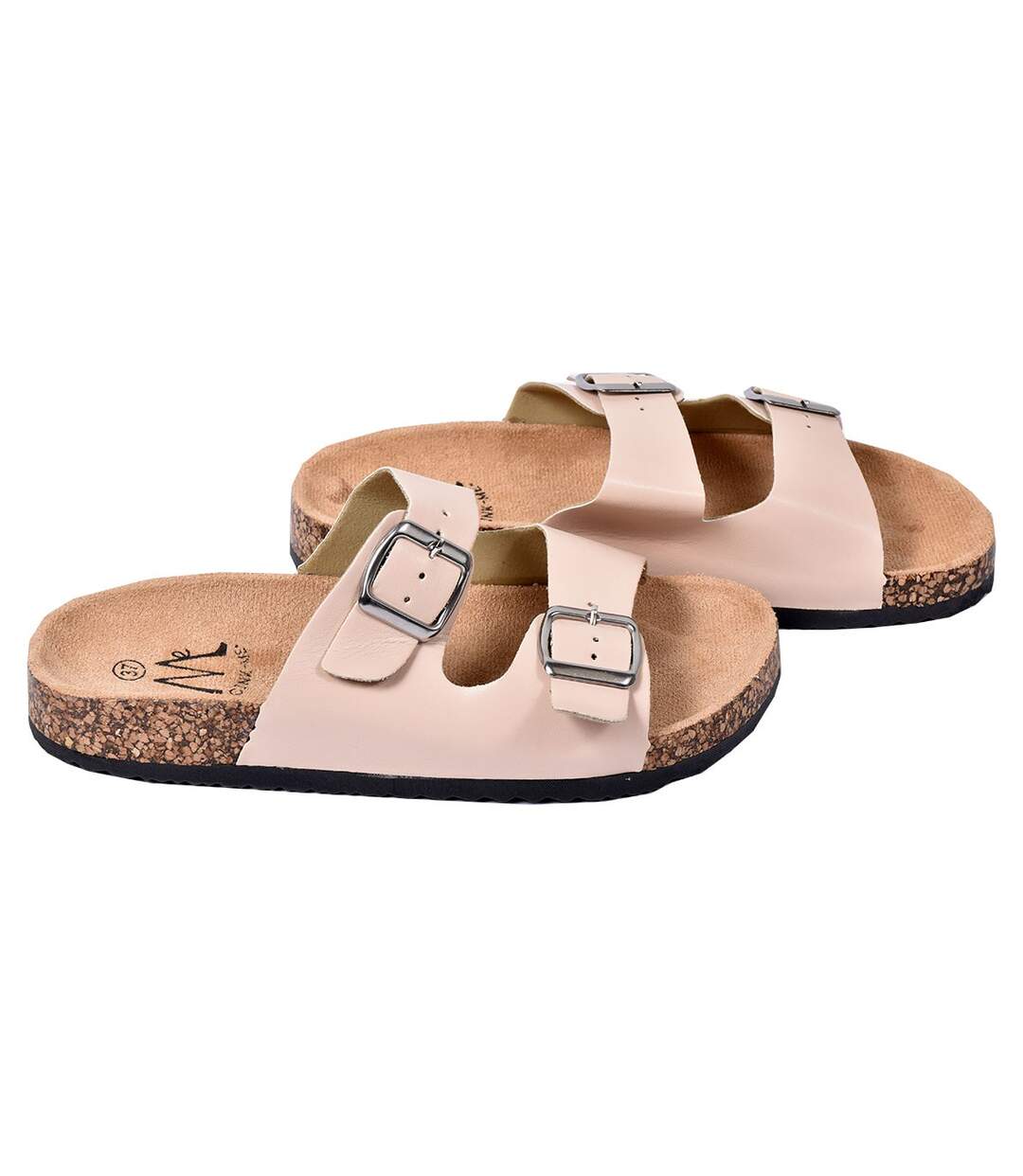 Sandale Mule Femme PREMIUM - Chaussure d'été Qualité et Confort - R936 BEIGE-3