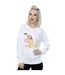Disney Sweatshirt Pluto Love Heart Femme/Ladies (Blanc) - UTBI27737-2