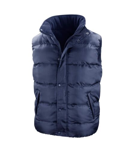Core Nova Lux Doudoune Sans Manches Rembourrée Hydrofuge Et Coupe-vent Homme Bleu Marine Result