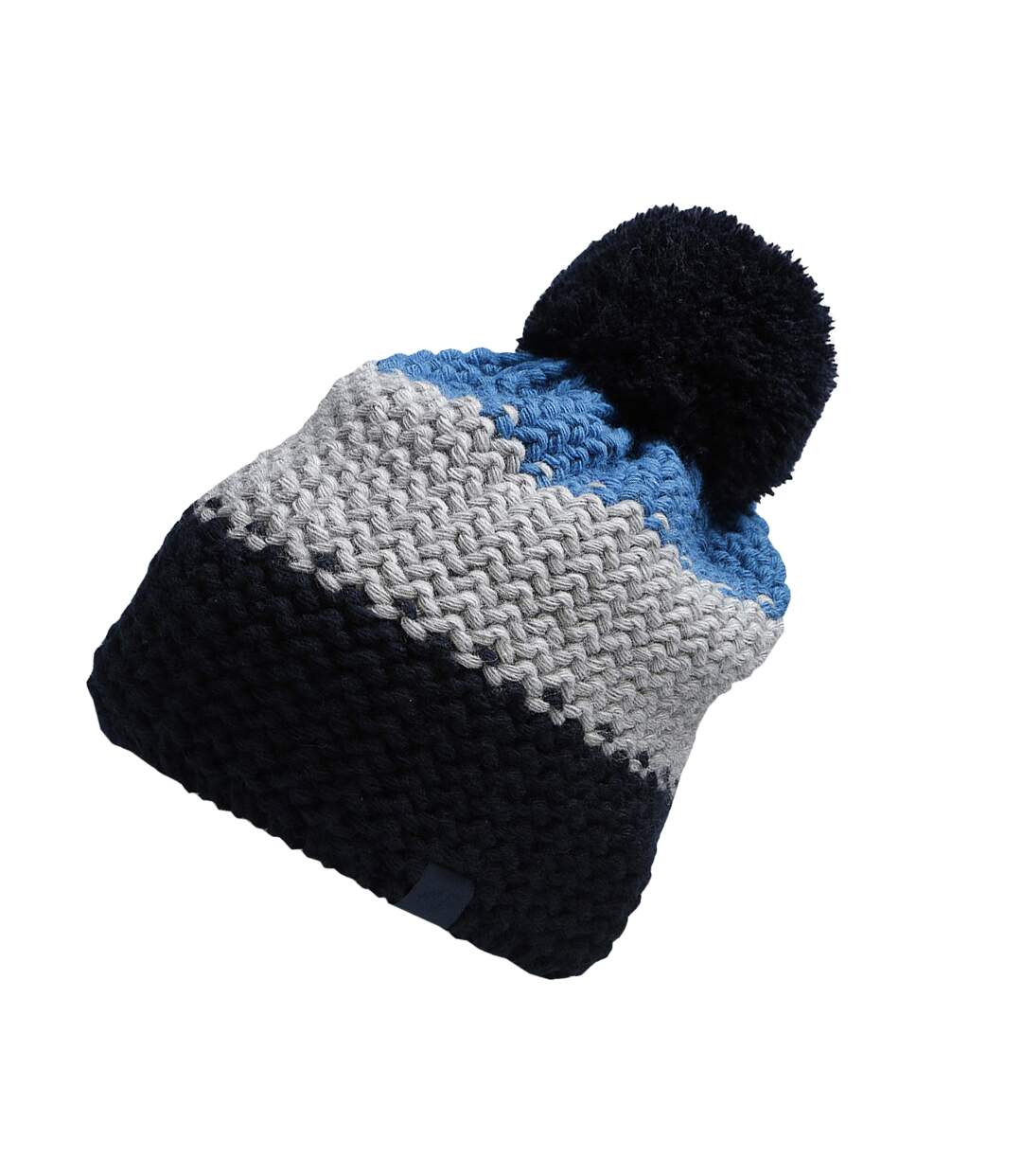 Bonnet Motif/style Logo Hjz22 Noir Bleu Gris 4F-2