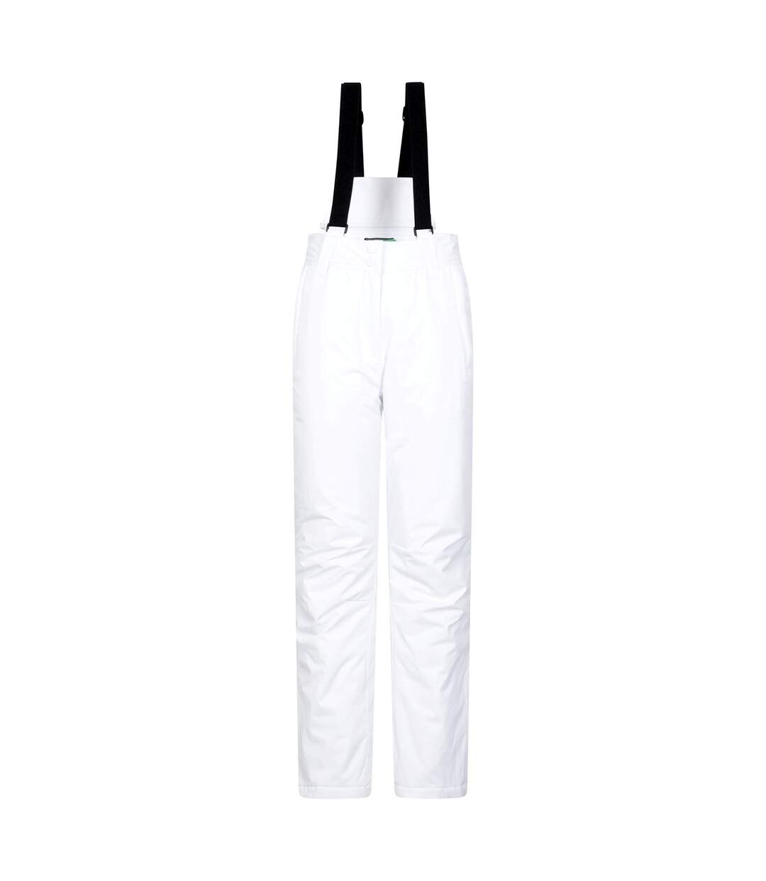 Womens/ladies moon ii ski trousers white Mountain Warehouse