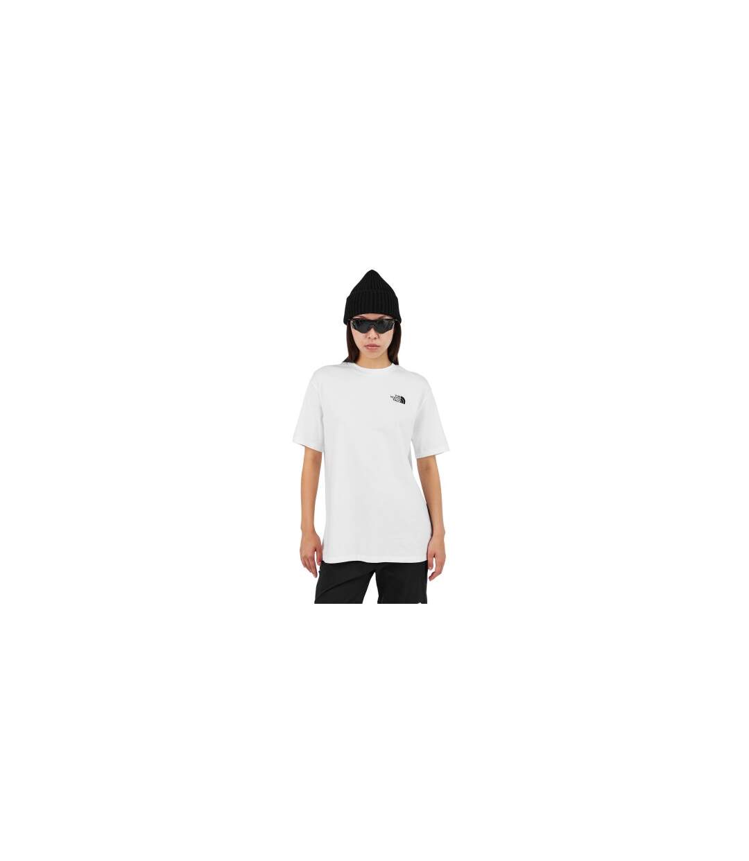 T-shirt Motif/style Dôme Essential Femme Blanc The North Face-1