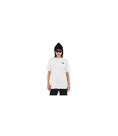 T-shirt Motif/style Dôme Essential Femme Blanc The North Face