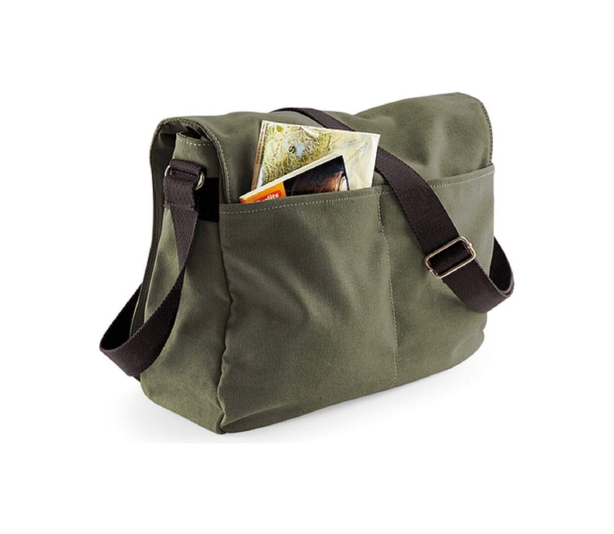 Sac Bandoulière Toile - QD610 - bleu marine-2
