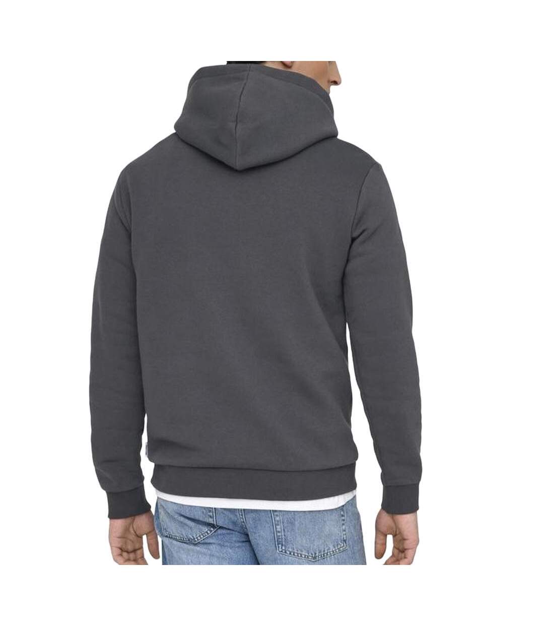 Sweat à capuche gris foncé homme only & sons cere-2
