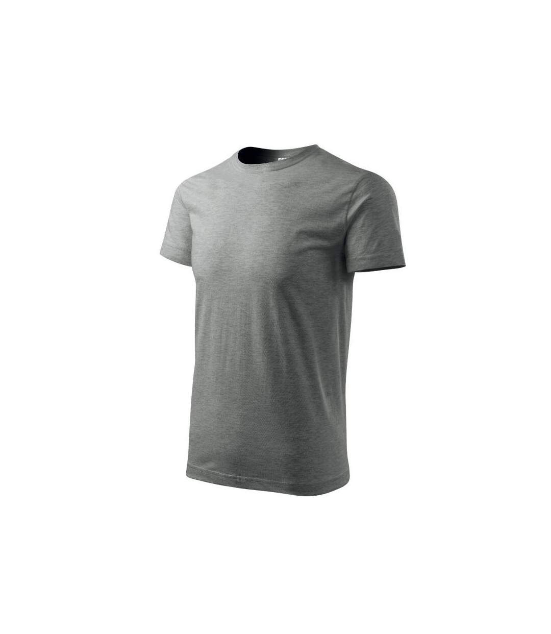 Mens Basic T-shirt Dark Grey Adler-2
