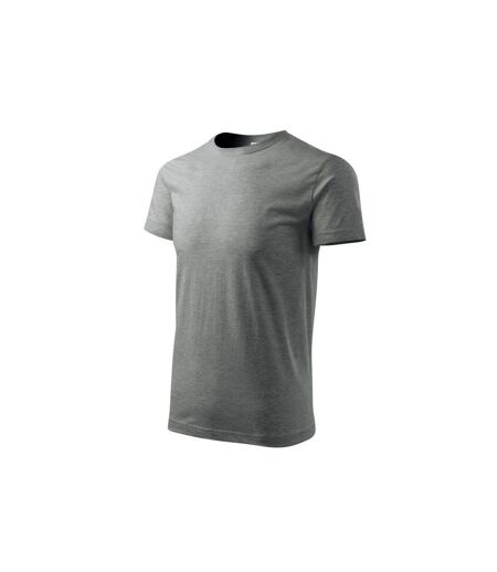 Mens Basic T-shirt Dark Grey Adler