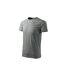 Mens Basic T-shirt Dark Grey Adler-2