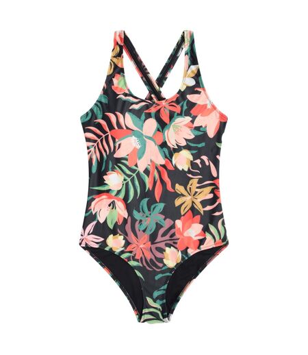 Maillot de bain 1 pièce mia femme noir Animal