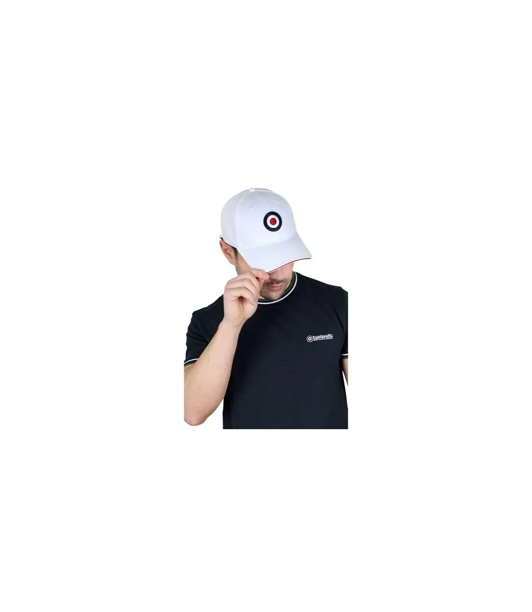 Casquette De Baseball Target Blanc Lambretta-1