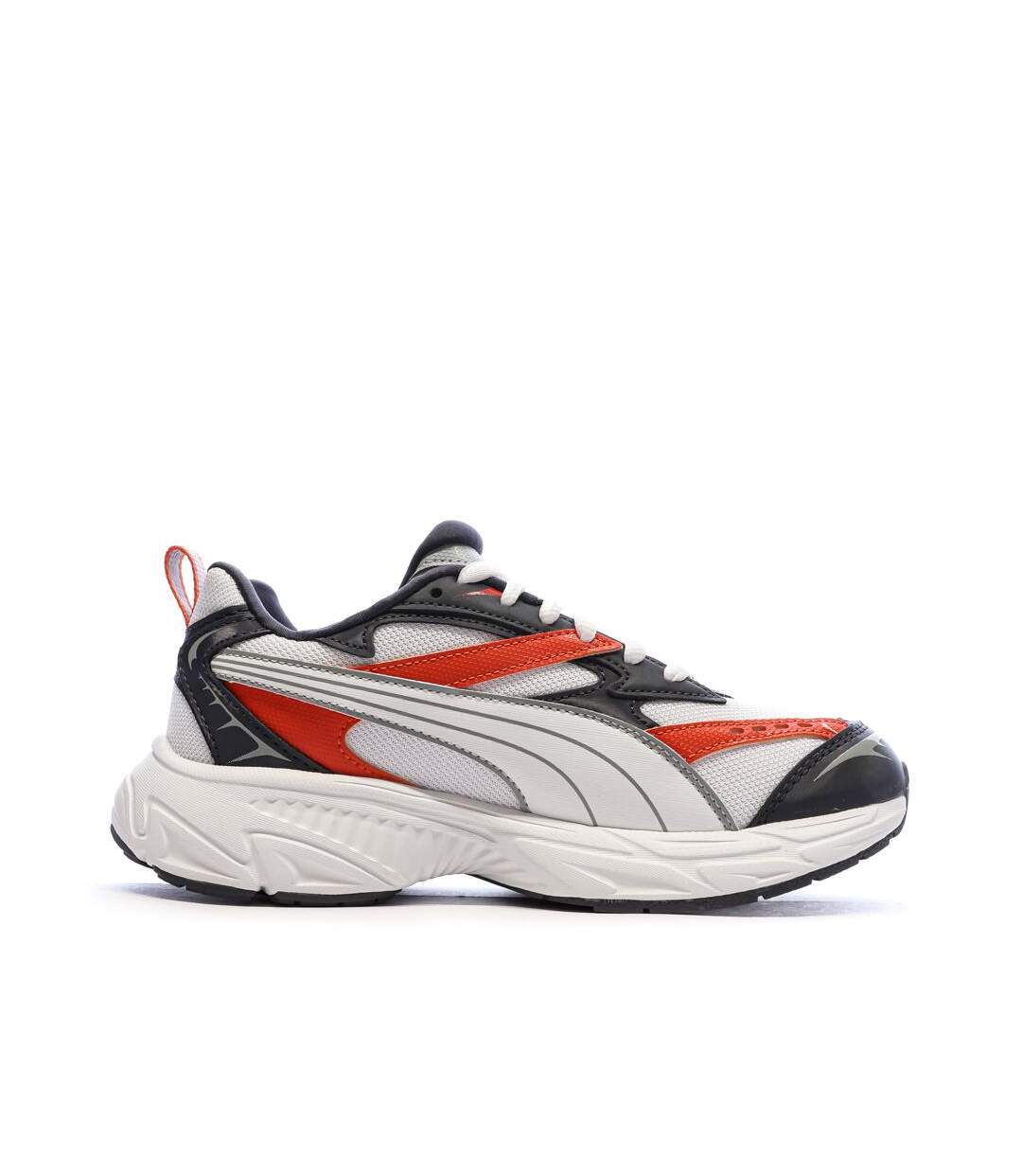 Baskets blanches/noires/rouges homme puma morphic-2