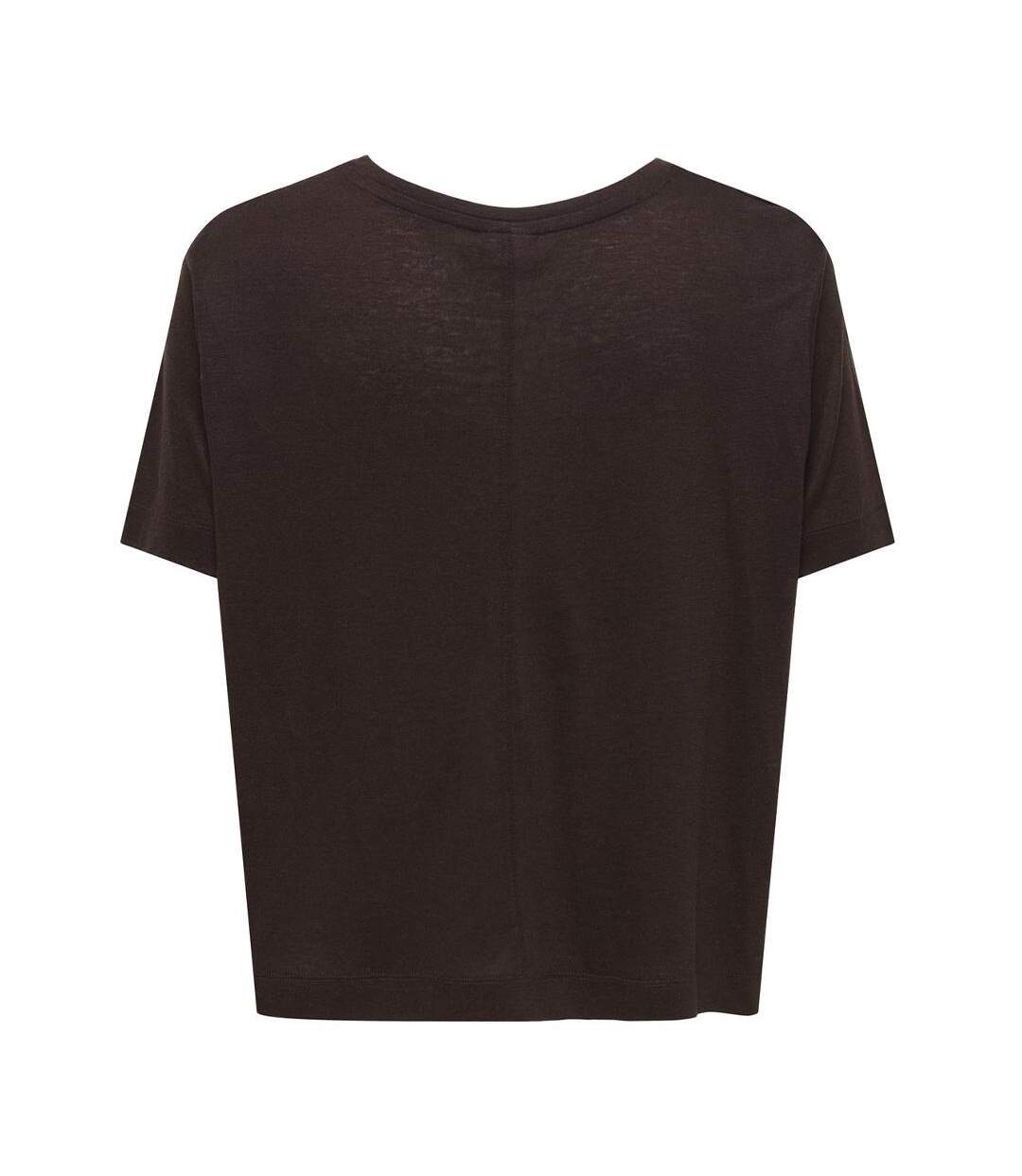 T-Shirt marron  femme jdy gwen-2