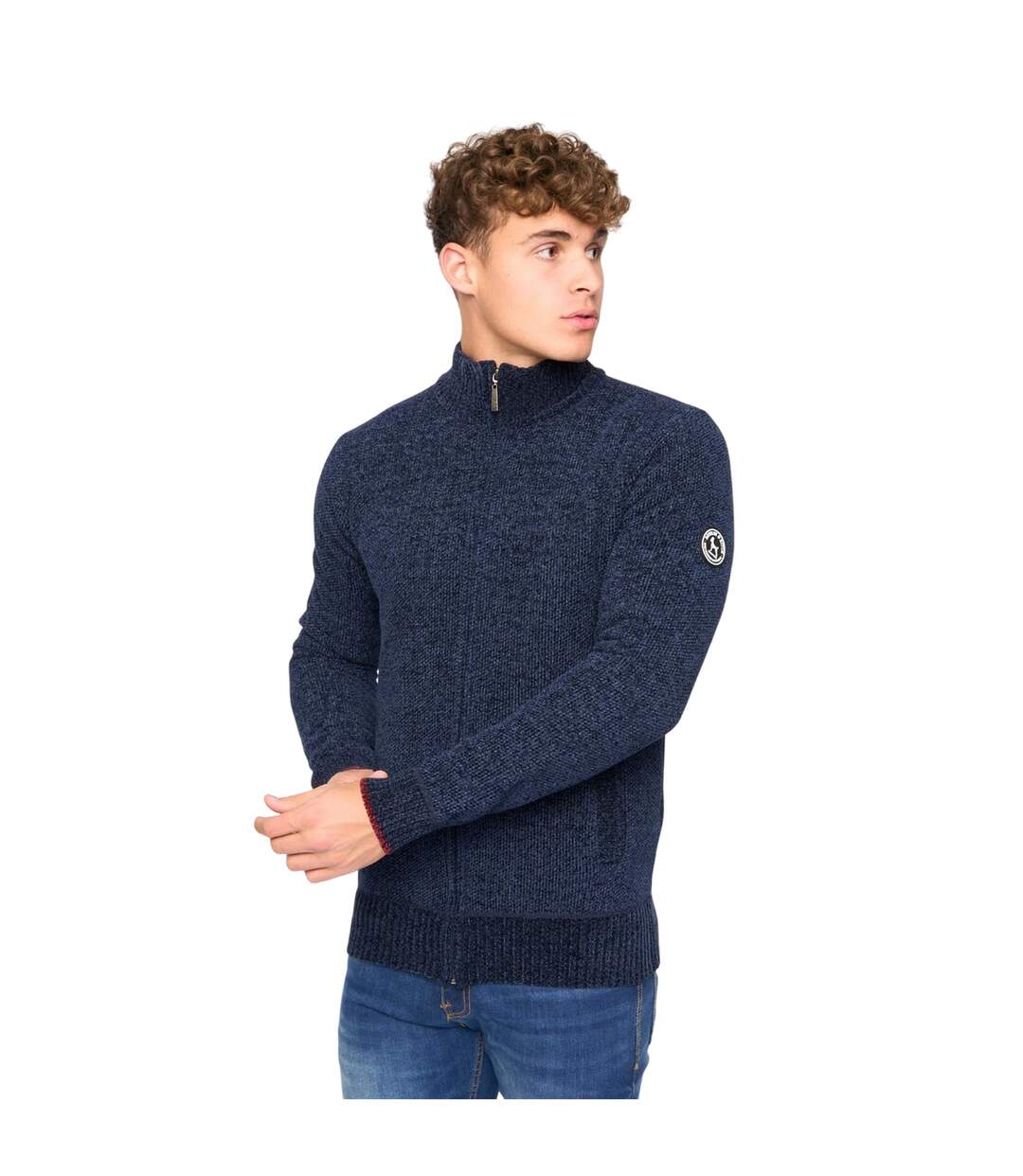 Sweat Gladstone Homme Bleu Marine Bewley & Ritch-2