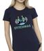 Disney T-shirt en coton Femmes/Ladies Lilo & Stitch Lunettes de Stitchmas (Bleu marine) - UTBI26103-3