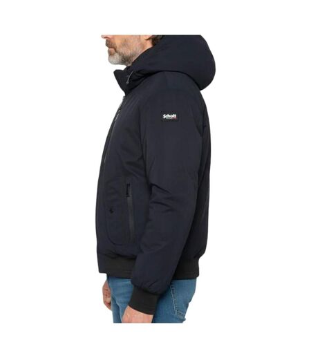 Blouson marine à capuche schott dylan
