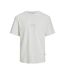 T-shirt Ecru Homme Jack & Jones 12234809 - L