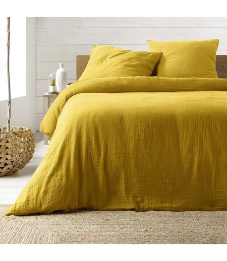 Parure de Lit 3 Pièces Angelia 240x220cm Jaune