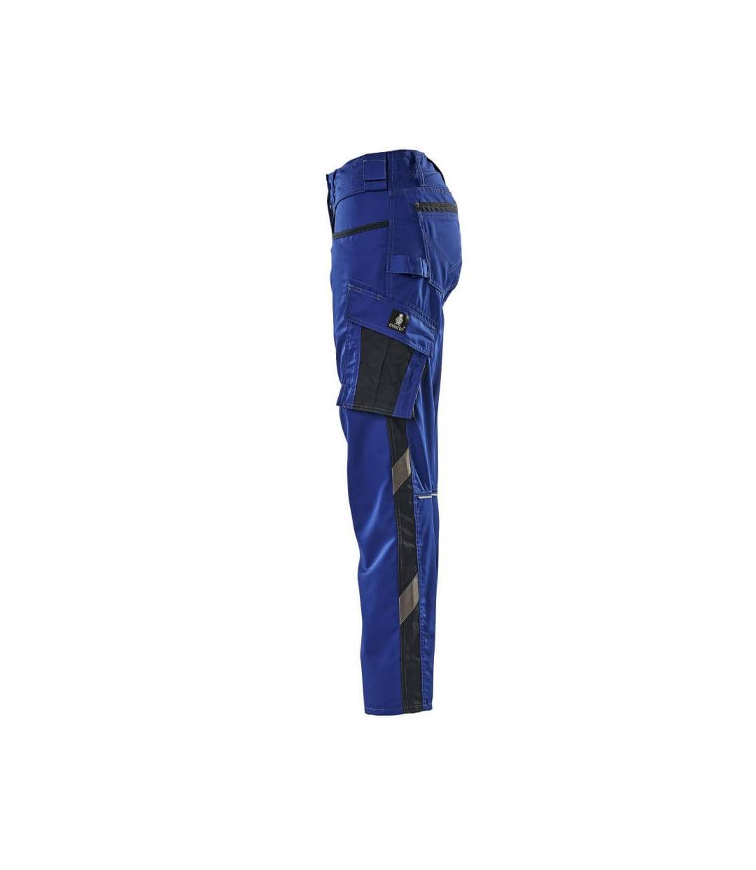 Pantalon Unique Homme Bleu Roi Bleu Marine Foncé Mascot-3