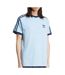T-Shirt bleu femme adidas 3-stripes-1