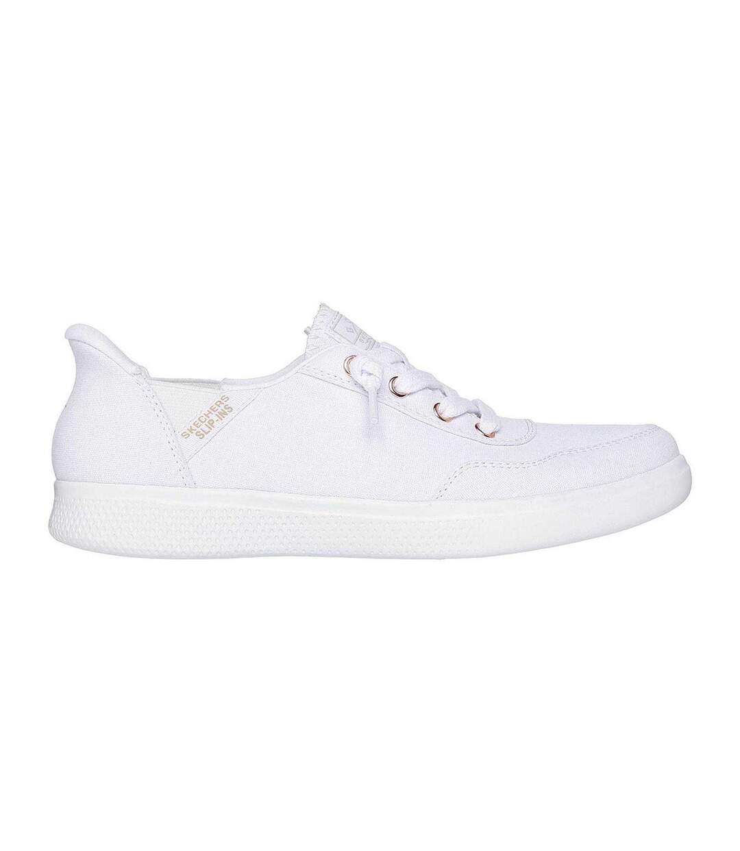Baskets Bobs Femme Blanc Skechers-3