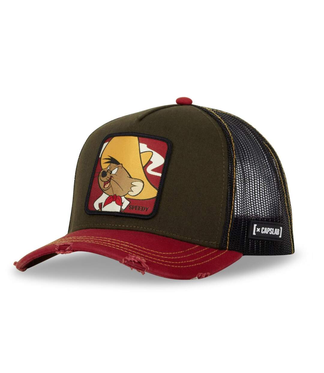 Casquette homme trucker en serge de coton Looney Tunes Speedy Capslab-1