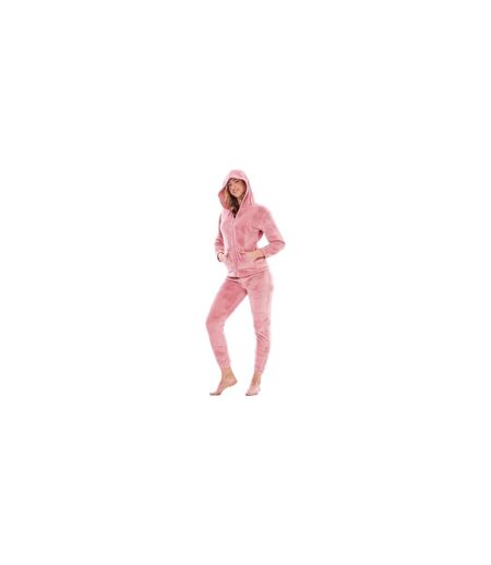 Ensemble De Pyjama Long Motif/style Cœur Femme Rose Keanu