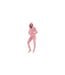 Ensemble De Pyjama Long Motif/style Cœur Femme Rose Keanu-1