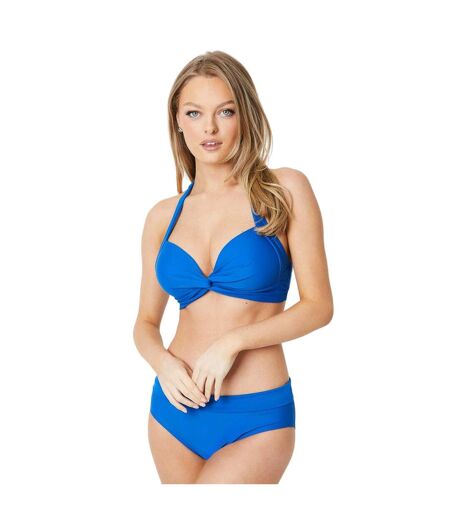 Womens/ladies fold over bikini bottoms cobalt Gorgeous