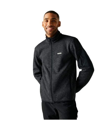 Mens Newhill Marl Full Zip Fleece Jacket Ash Regatta