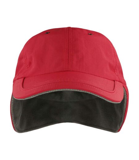 Casquette À Rabat Techno Rouge Atlantis Headwear