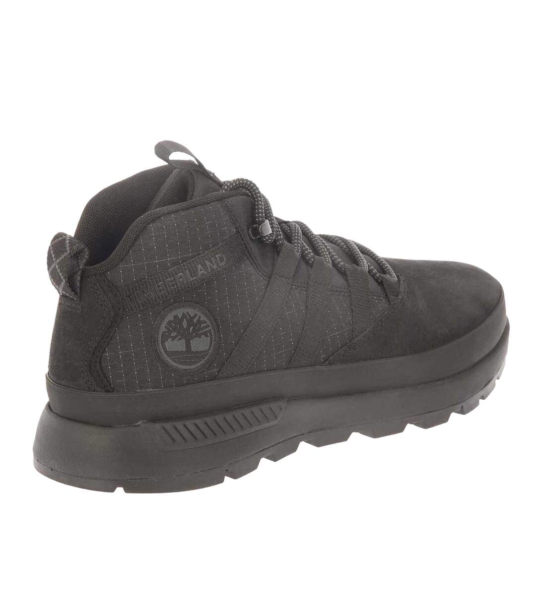 Mens Euro Trekker Lace Up Low Cut Walking Boots Black Timberland-2